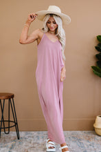 Load image into Gallery viewer, Zenana Beach Vibes Full Size Cami Maxi Dress in Light Rose