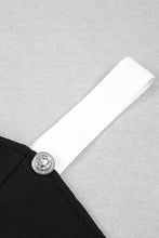 Load image into Gallery viewer, Contrast Decorative Button Cropped Cami and Flare Pants Set