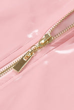 Load image into Gallery viewer, PU Leather Buckle Detail Cropped Cami and Skirt Set