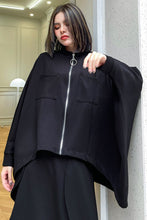 Load image into Gallery viewer, Zip Up Dolman Sleeve Jacket