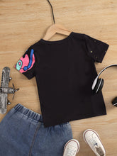 Cargar imagen en el visor de la galería, Camiseta con gráfico de astronauta para niños