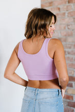 Load image into Gallery viewer, White Birch Back Together Full Size Padded Crop Top