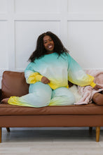 Load image into Gallery viewer, Zenana Hello Summer Full Size Run Ombre Cropped Sweatshirt