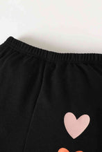 Load image into Gallery viewer, Kids Heart Graphic Sweatshirt and Joggers Set