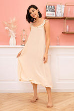 Load image into Gallery viewer, Ruffled V-Neck Night Dress