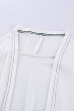 Load image into Gallery viewer, Leopard Color Block Open Front Longline Cardigan
