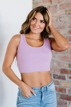 Load image into Gallery viewer, White Birch Back Together Full Size Padded Crop Top