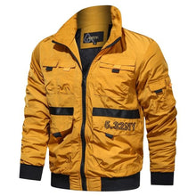 Load image into Gallery viewer, Military Windbreaker Bomber Jacket