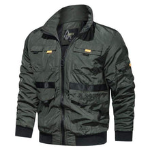 Load image into Gallery viewer, Military Windbreaker Bomber Jacket