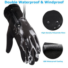 Load image into Gallery viewer, Winter Warm Gloves Touch Screen Waterproof Anti-slip Gloves