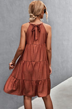Load image into Gallery viewer, Grecian Tiered Sleeveless Dress