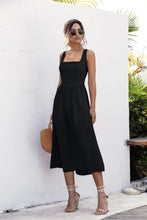 Load image into Gallery viewer, Square Neck Backless Dress
