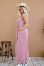 Load image into Gallery viewer, Zenana Beach Vibes Full Size Cami Maxi Dress in Light Rose
