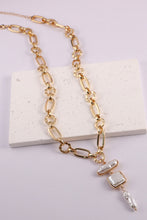 Load image into Gallery viewer, Freshwater Pearl Chunky Chain Necklace