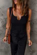 Load image into Gallery viewer, Ribbed Knit Tank and Drawstring Waist Pants Set