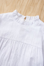 Load image into Gallery viewer, Girls Ruffle Collar Blouse and Skirt Set