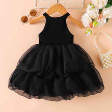 Load image into Gallery viewer, Ribbed Sleeveless Tulle Dress