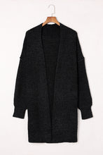 Load image into Gallery viewer, Heathered Open Front Longline Cardigan
