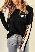 Load image into Gallery viewer, Leopard CHILL Long Sleeve Top