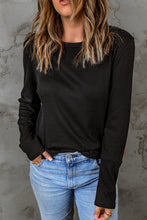 Load image into Gallery viewer, Plaid Color Block Long Sleeve Top