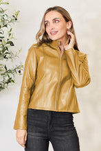 Load image into Gallery viewer, Mock Neck Zip Up Jacket
