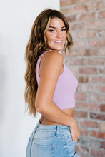 Load image into Gallery viewer, White Birch Back Together Full Size Padded Crop Top