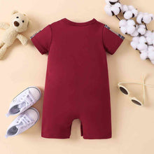 Load image into Gallery viewer, Plaid Bear Graphic MINI BOSS Graphic Jumpsuit