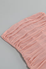 Load image into Gallery viewer, Ruched Strapless Zip-Back Bodycon Dress