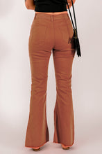 Load image into Gallery viewer, High Waist Button Fly Flared Jeans
