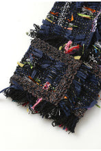 Load image into Gallery viewer, GAWQO Fringe Detail Cropped Jacket and Denim Vest Set