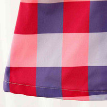 Load image into Gallery viewer, Plaid Lapel Collar Long Sleeve Coat