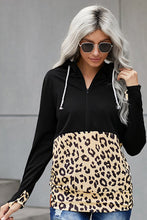 Load image into Gallery viewer, Contrast Camouflage Kangaroo Pocket Hoodie