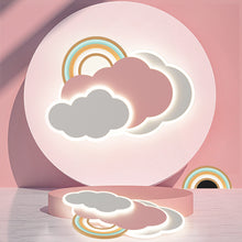 Load image into Gallery viewer, Rainbow Cloud Children's Ceiling Lamp