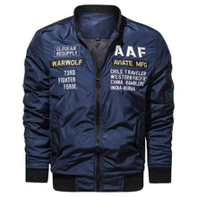 Load image into Gallery viewer, Military Windbreaker Bomber Jacket