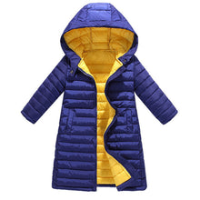 Load image into Gallery viewer, Kids Long Winter Warm Coat