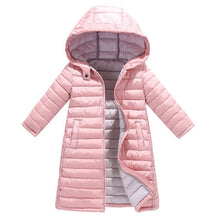 Load image into Gallery viewer, Kids Long Winter Warm Coat