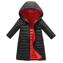 Load image into Gallery viewer, Kids Long Winter Warm Coat