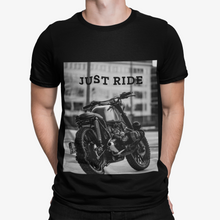 Load image into Gallery viewer, Motorcycle Just Ride Heavy Cotton T-Shirt