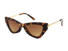 Cargar imagen en el visor de la galería, Gafas de sol de moda estilo ojo de gato retro con marco cuadrado