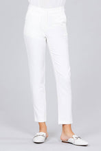 Load image into Gallery viewer, Seam Side Pocket Classic Stretch Crop Pants