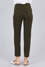 Load image into Gallery viewer, Seam Side Pocket Classic Stretch Crop Pants