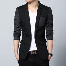 Load image into Gallery viewer, Mens Two Tone Slim Fit Casual Blazer