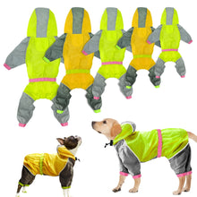 Load image into Gallery viewer, Dog Reflective Rain Coat Jacket