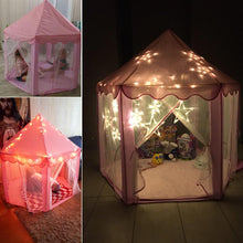 Cargar imagen en el visor de la galería, Tienda de campaña para niños, tienda de juegos, castillo de ensueño para niñas, para exteriores, interior, jardín, cabaña de juegos plegable, piscina de bolas para niños, casa de juegos