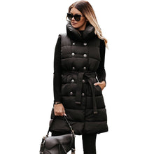 Load image into Gallery viewer, Womens Coats, Parka Style Sleeveless Down Jacket