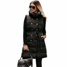 Load image into Gallery viewer, Womens Coats, Parka Style Sleeveless Down Jacket
