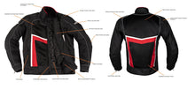 Load image into Gallery viewer, MotoArt ReflectorMX Textile Motorcycle Jacket