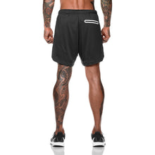 Load image into Gallery viewer, Men 2 in 1 Running Shorts Jogging Gym Fitness