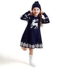 Load image into Gallery viewer, Girls Knitted Seasonal Dresses