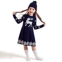 Load image into Gallery viewer, Girls Knitted Seasonal Dresses